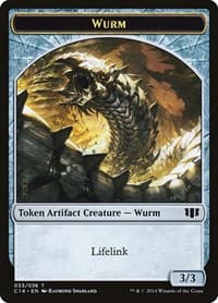 Wurm (033) // Goat Double-sided Token - Commander 2014 - Magic: The Gathering card