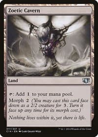 Zoetic Cavern - Commander 2014 - Magic: The Gathering card