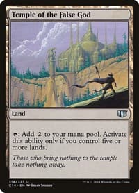 Temple of the False God - Commander 2014 - Magic: The Gathering card
