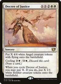 Decree of Justice - Commander 2014 - Magic: The Gathering card