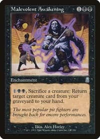 Malevolent Awakening - Odyssey - Magic: The Gathering card