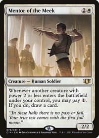 Mentor of the Meek - Commander 2014 - Magic: The Gathering card