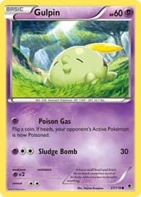 Gulpin - XY - Phantom Forces - Pokemon card