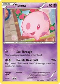 Munna - XY - Phantom Forces - Pokemon card
