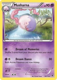 Musharna - XY - Phantom Forces - Pokemon card