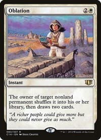 Oblation - Commander 2014 - Magic: The Gathering card