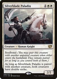 Silverblade Paladin - Commander 2014 - Magic: The Gathering card