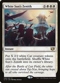White Sun's Zenith - Commander 2014 - Magic: The Gathering card