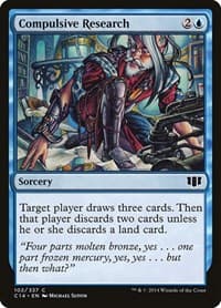 Compulsive Research - Commander 2014 - Magic: The Gathering card