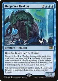 Deep-Sea Kraken - Commander 2014 - Magic: The Gathering card