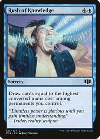 Rush of Knowledge - Commander 2014 - Magic: The Gathering card