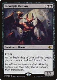 Bloodgift Demon - Commander 2014 - Magic: The Gathering card