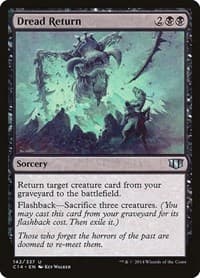 Dread Return - Commander 2014 - Magic: The Gathering card