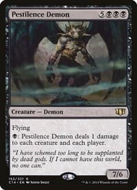 Pestilence Demon - Commander 2014 - Magic: The Gathering card
