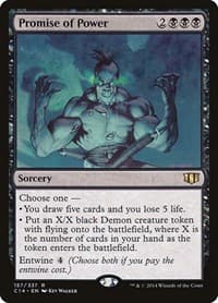 Promise of Power - Commander 2014 - Magic: The Gathering card