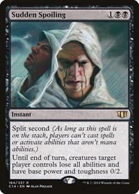 Sudden Spoiling - Commander 2014 - Magic: The Gathering card