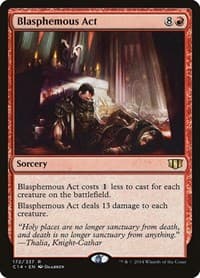 Blasphemous Act - Commander 2014 - Magic: The Gathering card