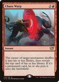 Chaos Warp - Commander 2014 - Magic: The Gathering card