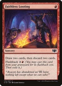Faithless Looting - Commander 2014 - Magic: The Gathering card