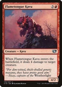 Flametongue Kavu - Commander 2014 - Magic: The Gathering card