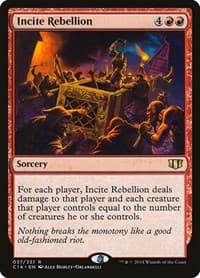 Incite Rebellion - Commander 2014 - Magic: The Gathering card