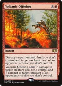 Volcanic Offering - Commander 2014 - Magic: The Gathering card
