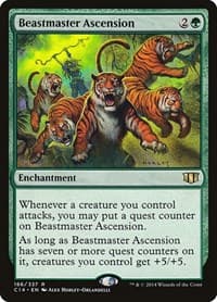 Beastmaster Ascension - Commander 2014 - Magic: The Gathering card