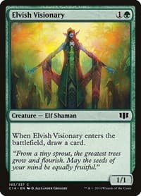Elvish Visionary - Commander 2014 - Magic: The Gathering card
