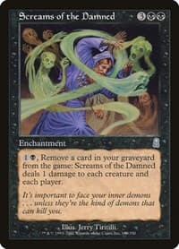 Screams of the Damned - Odyssey - Magic: The Gathering card