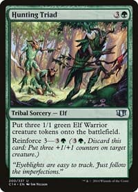 Hunting Triad - Commander 2014 - Magic: The Gathering card