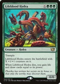 Lifeblood Hydra - Commander 2014 - Magic: The Gathering card