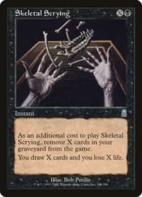 Skeletal Scrying - Odyssey - Magic: The Gathering card