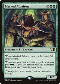 Masked Admirers - Commander 2014 - Magic: The Gathering card