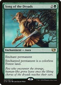 Song of the Dryads - Commander 2014 - Magic: The Gathering card