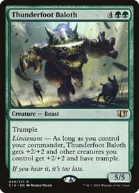 Thunderfoot Baloth - Commander 2014 - Magic: The Gathering card