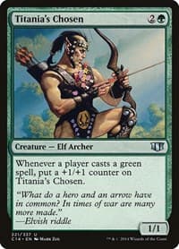 Titania's Chosen - Commander 2014 - Magic: The Gathering card