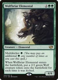Wolfbriar Elemental - Commander 2014 - Magic: The Gathering card