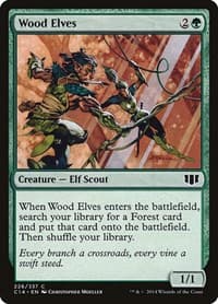 Wood Elves - Commander 2014 - Magic: The Gathering card