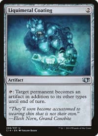 Liquimetal Coating - Commander 2014 - Magic: The Gathering card