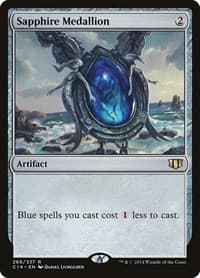 Sapphire Medallion - Commander 2014 - Magic: The Gathering card