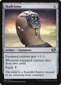 Skullclamp - Commander 2014 - Magic: The Gathering card