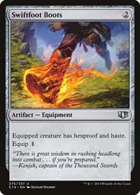 Swiftfoot Boots - Commander 2014 - Magic: The Gathering card
