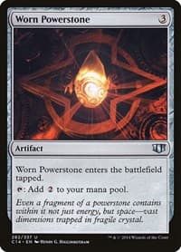 Worn Powerstone - Commander 2014 - Magic: The Gathering card