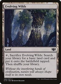 Evolving Wilds - Commander 2014 - Magic: The Gathering card