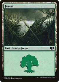 Forest (335) - Commander 2014 - Magic: The Gathering card