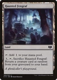 Haunted Fengraf - Commander 2014 - Magic: The Gathering card