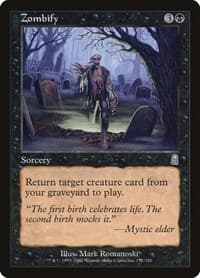 Zombify - Odyssey - Magic: The Gathering card