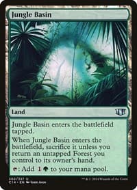 Jungle Basin - Commander 2014 - Magic: The Gathering card