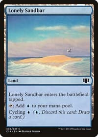 Lonely Sandbar - Commander 2014 - Magic: The Gathering card