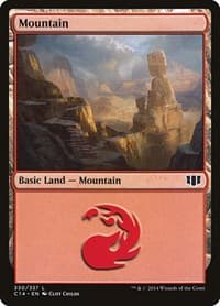 Mountain (330) - Commander 2014 - Magic: The Gathering card